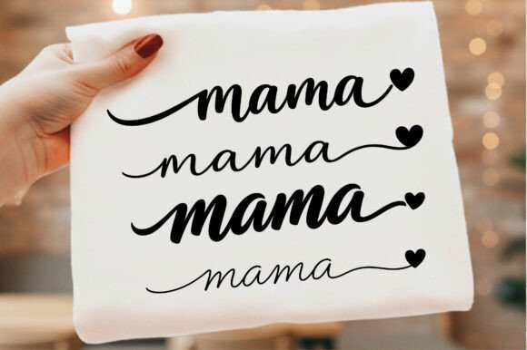 Download Mama Mom Life with Heart Mother's Day - Mother Collection