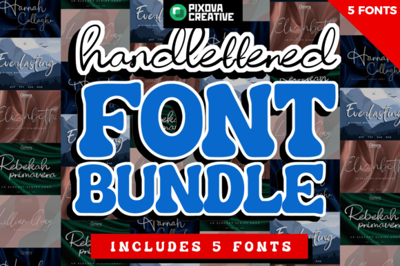 Download Handlettered Script Bundle - Script Collection