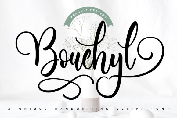 Download Bouchyl | Unique Handwriting Script Font - Script Collection