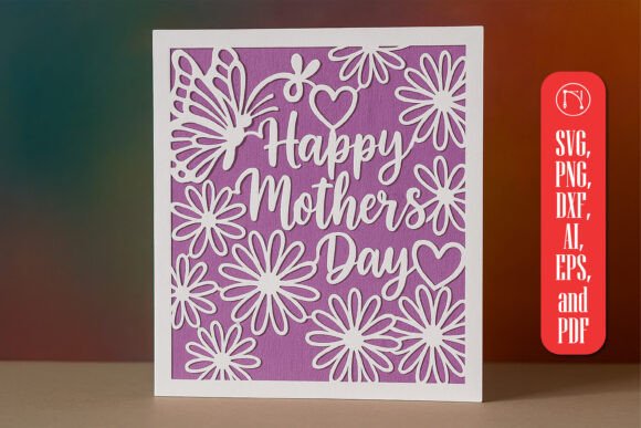 Download Paper Cut Happy Mother's Day SVG Cut Fil - Mother Collection