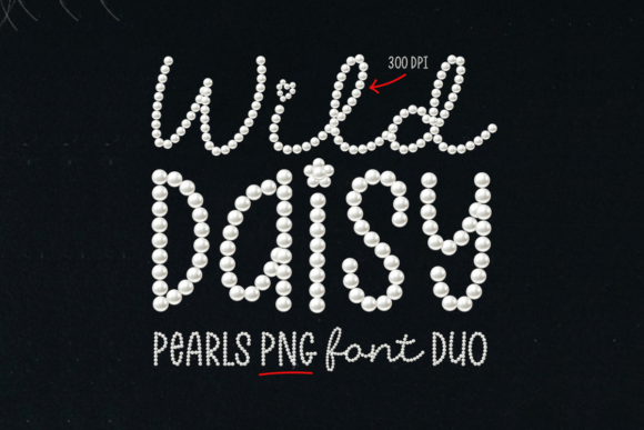 Download Pearl Script Font Duo PNG Alphabet - Script Collection